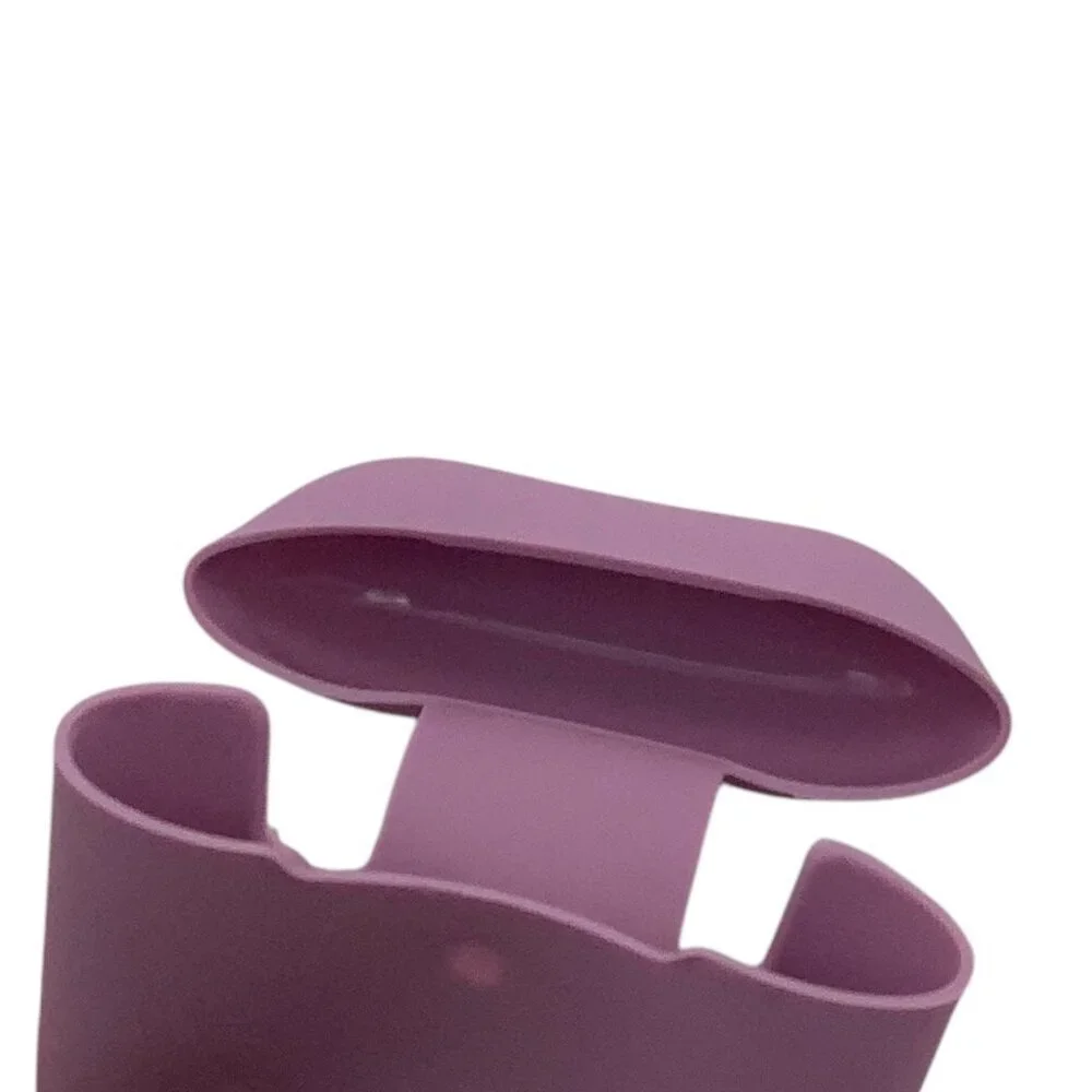 Silicone Protective AirPods Case‎ For 1&2 Models Pink or Purple